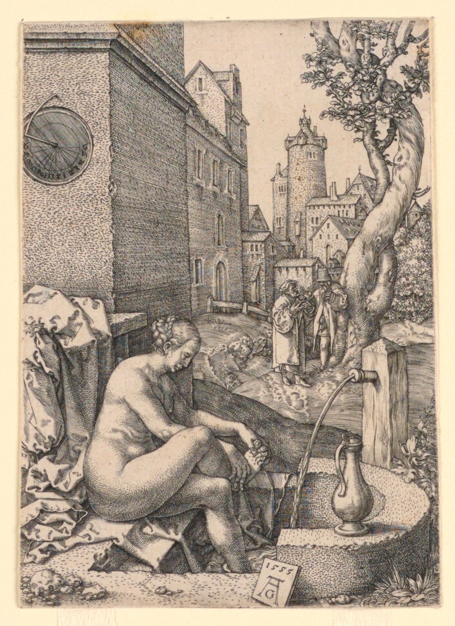 Zuzanna i Starsi autorstwa Heinrich Aldegrever