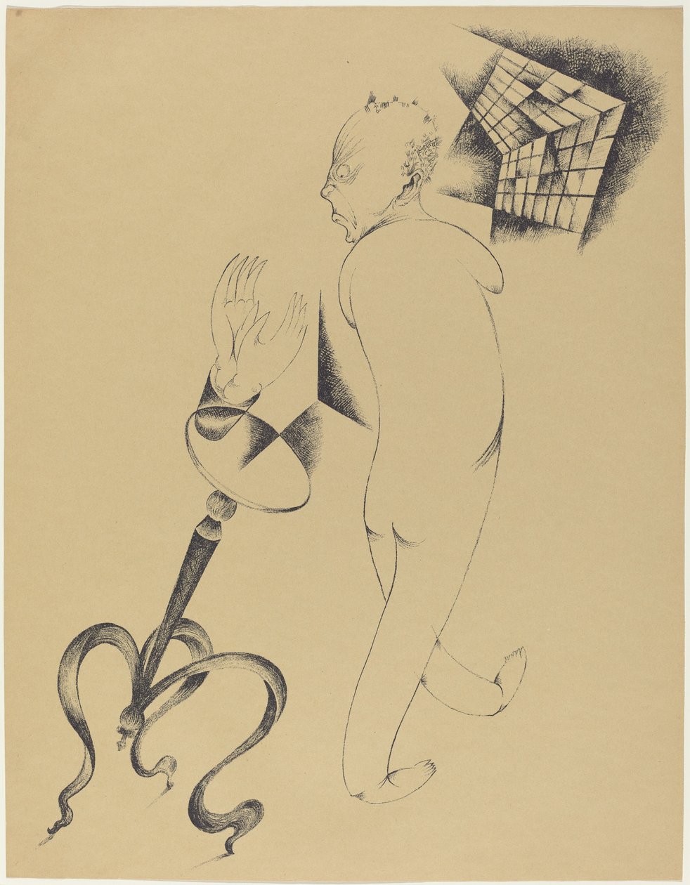 Halucynacje (halucynacje) autorstwa Heinrich Hoerle