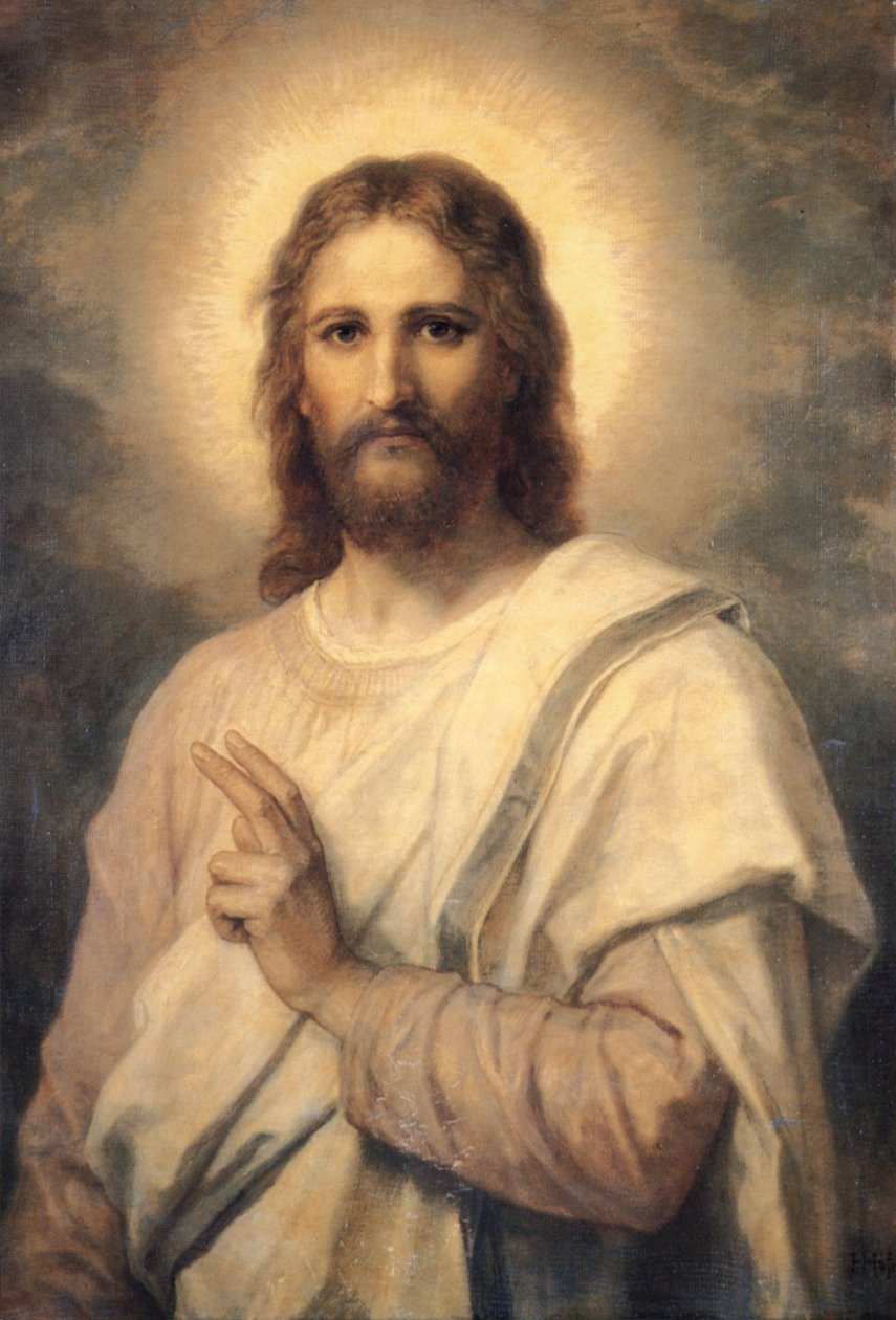 Jezus Chrystus - Hofmann autorstwa Heinrich Hofmann