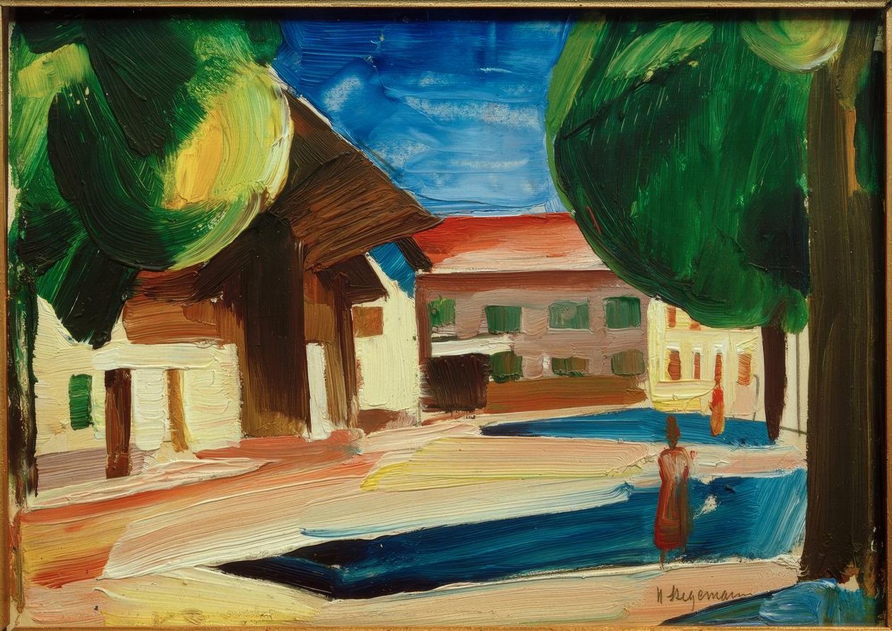 Motyw z Garmisch autorstwa Heinrich Stegemann