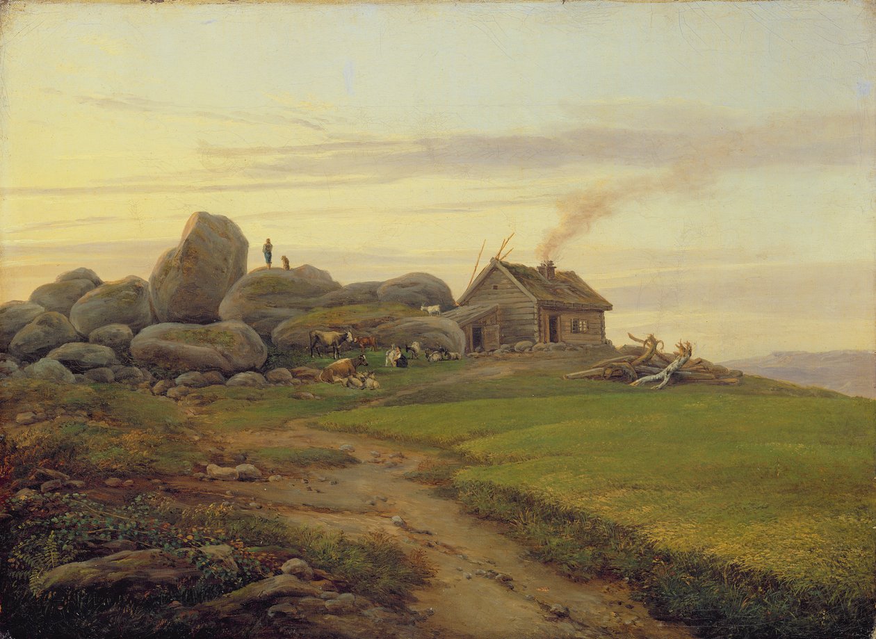 Szczyt wzgórza, 1827 autorstwa Heinrich Stuhlmann