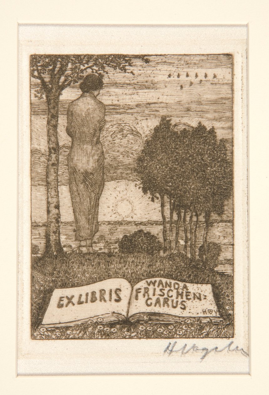 Ekslibrisy autorstwa Heinrich Vogeler