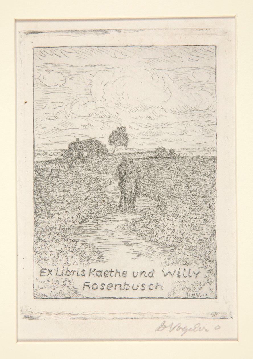 Ekslibrisy autorstwa Heinrich Vogeler