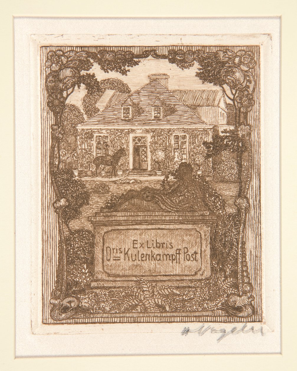 Ekslibrisy autorstwa Heinrich Vogeler