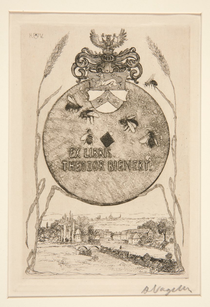 Ekslibrisy autorstwa Heinrich Vogeler