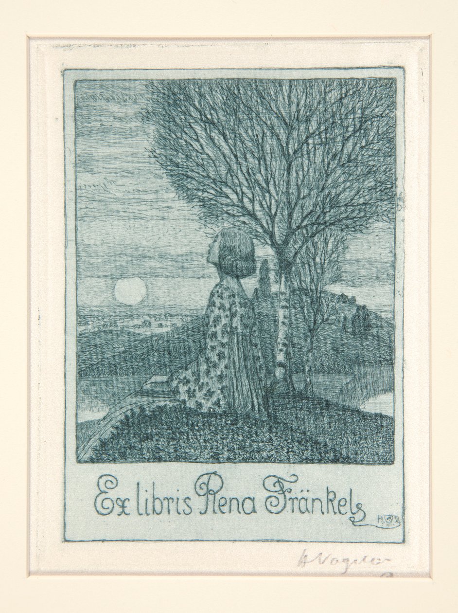 Ekslibrisy autorstwa Heinrich Vogeler