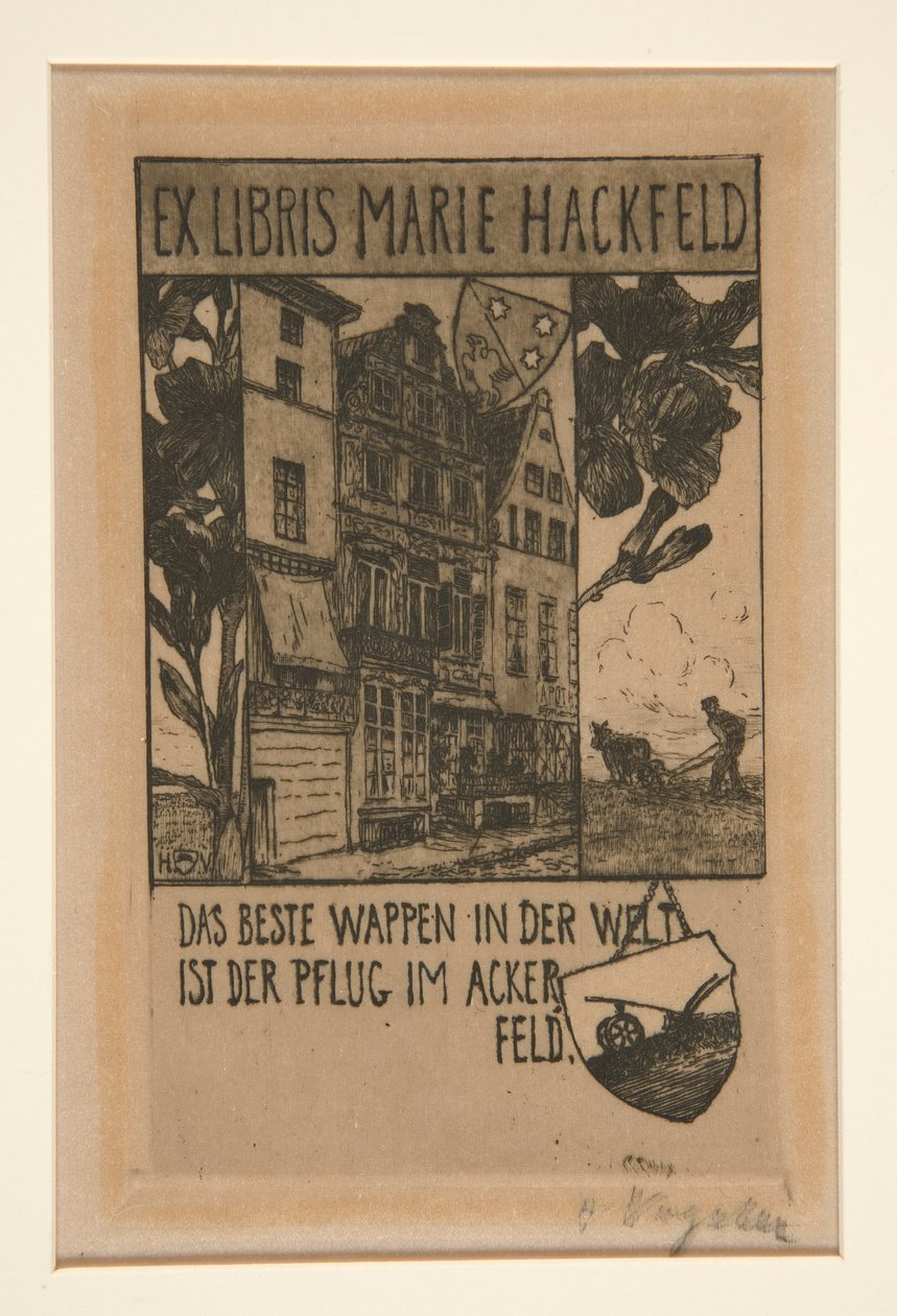 Ekslibrisy autorstwa Heinrich Vogeler