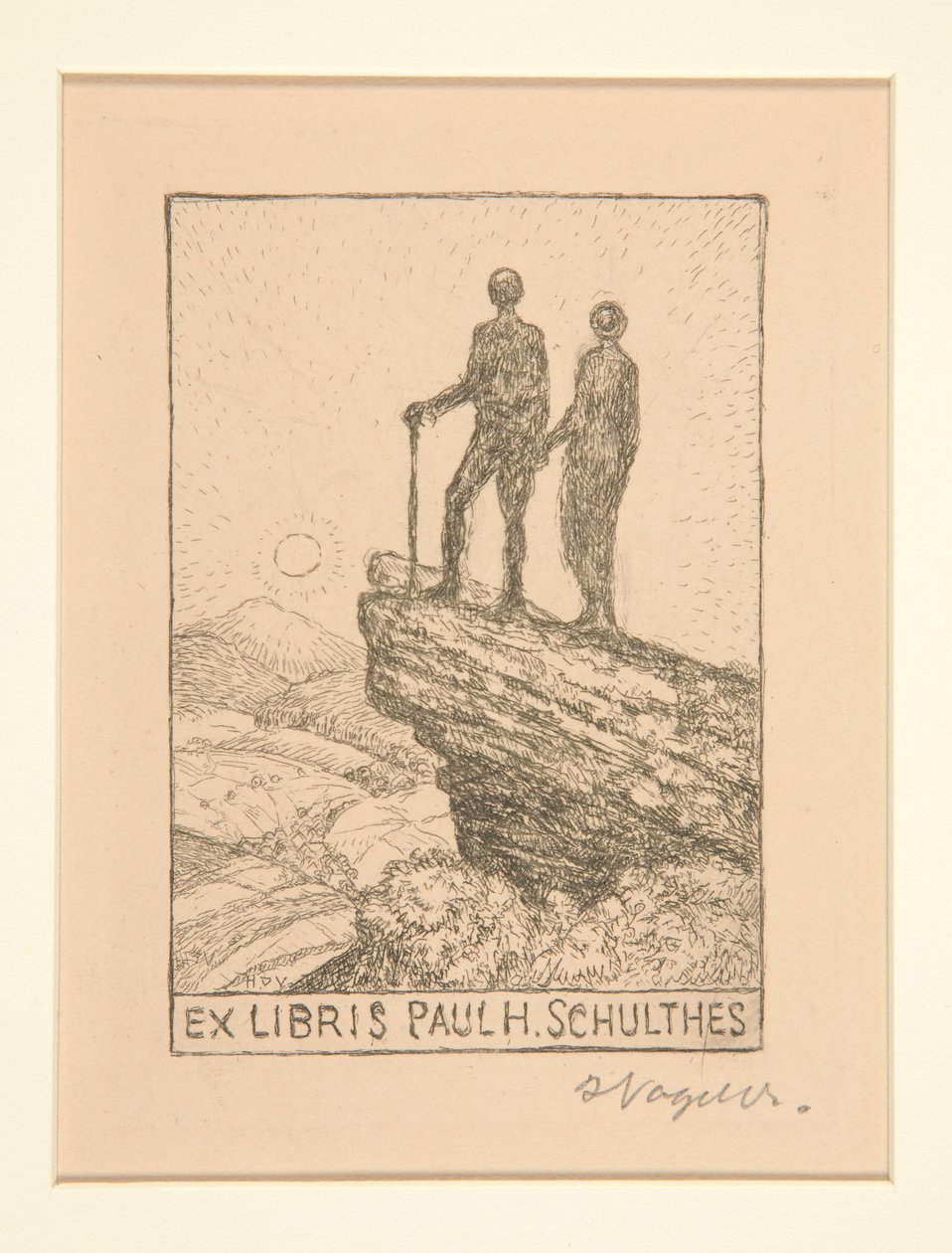 Ekslibrisy autorstwa Heinrich Vogeler