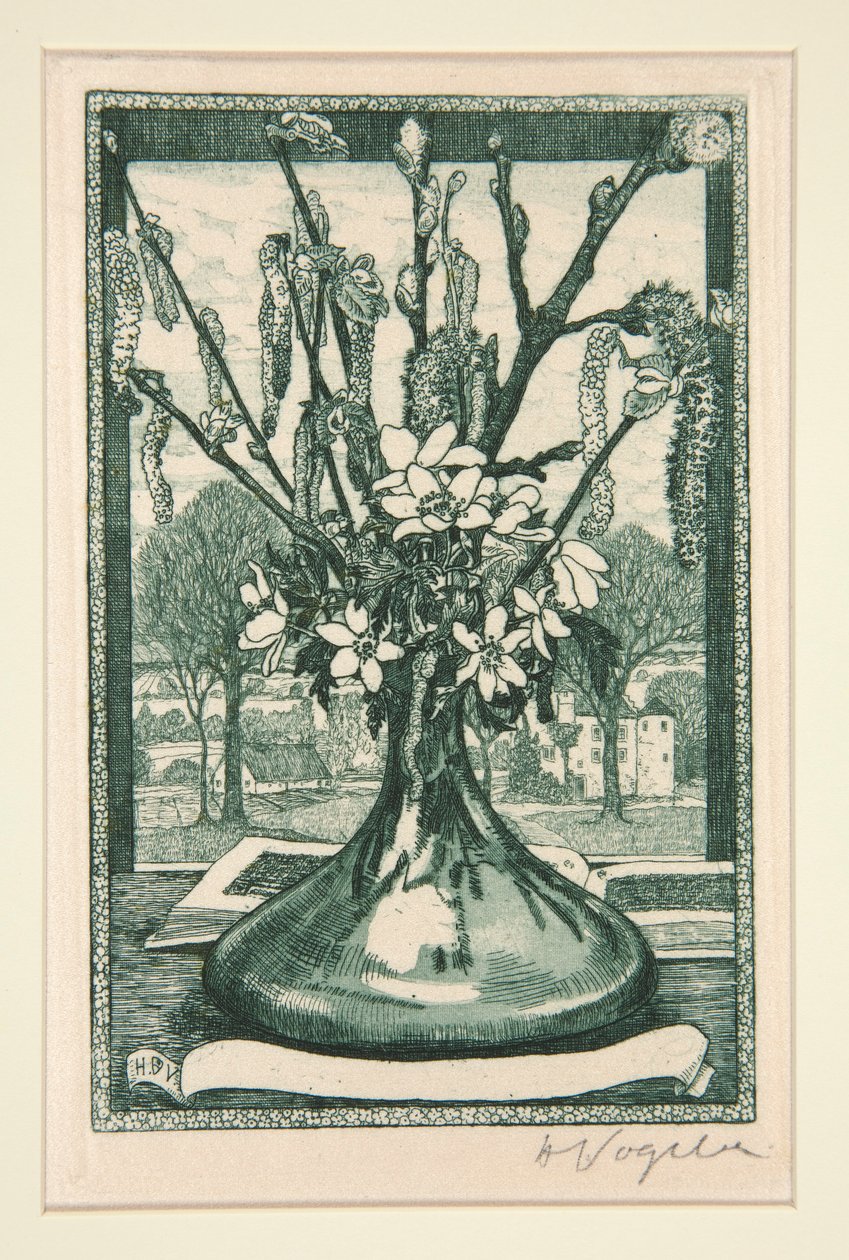 Ekslibrisy autorstwa Heinrich Vogeler
