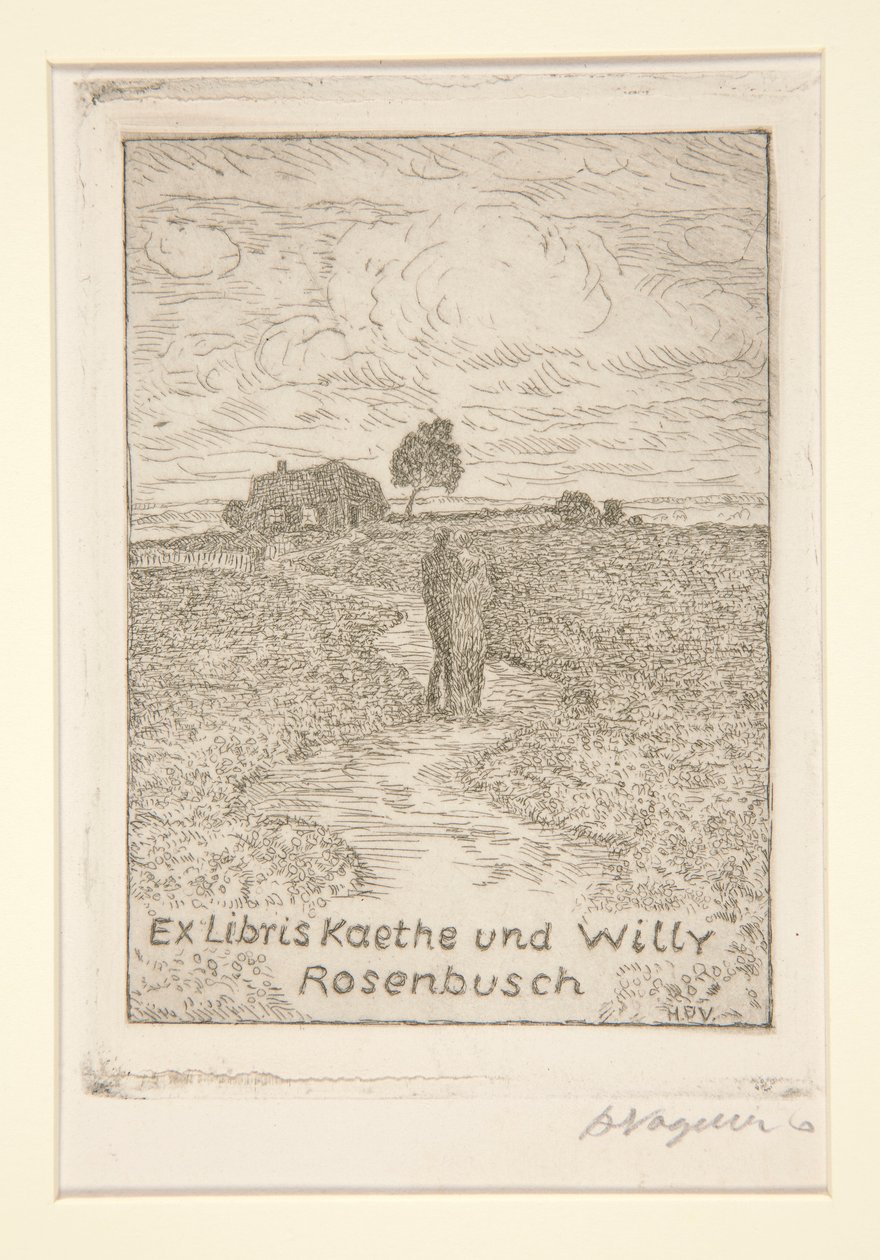 Ekslibrisy autorstwa Heinrich Vogeler