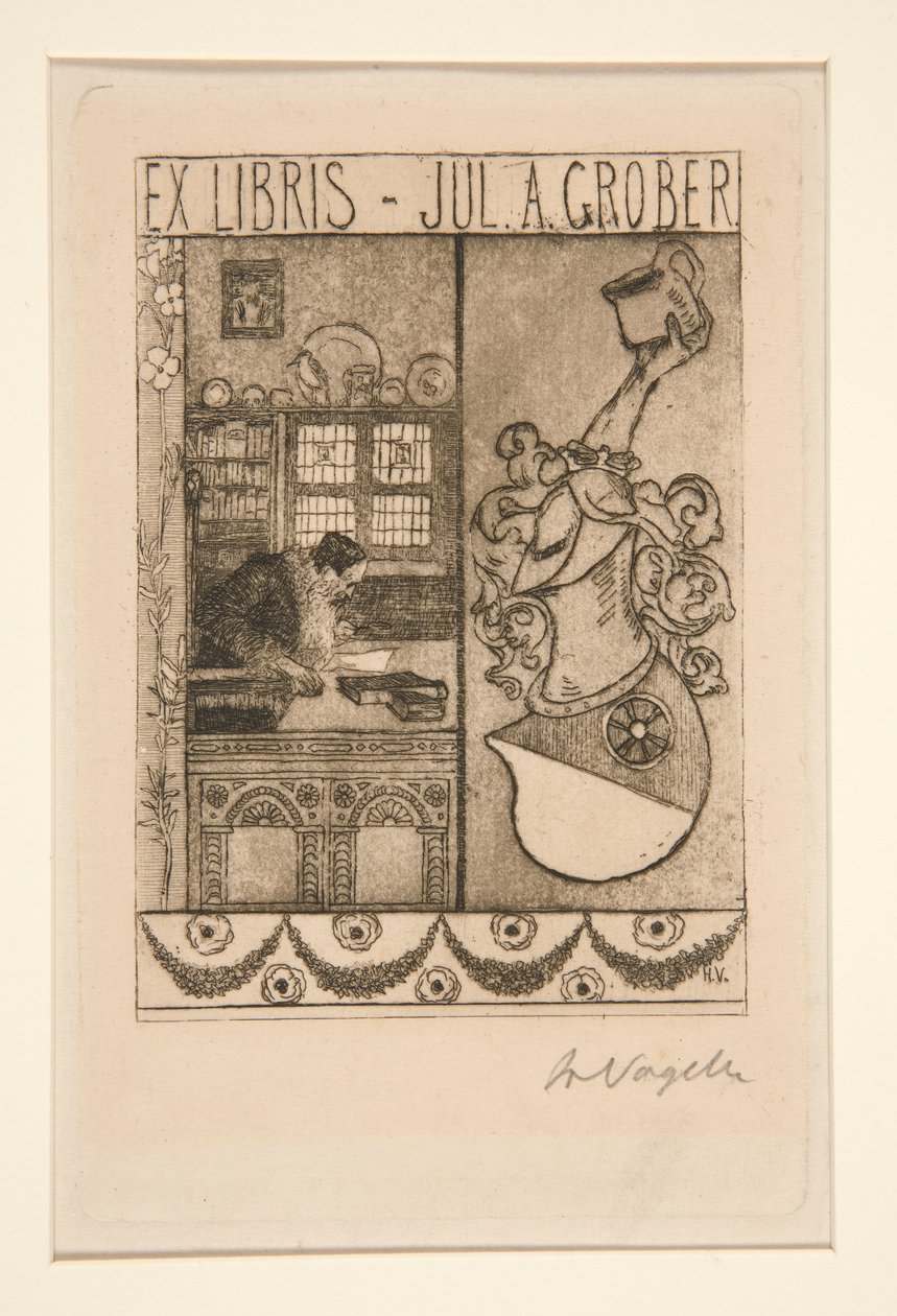 Ekslibrisy autorstwa Heinrich Vogeler
