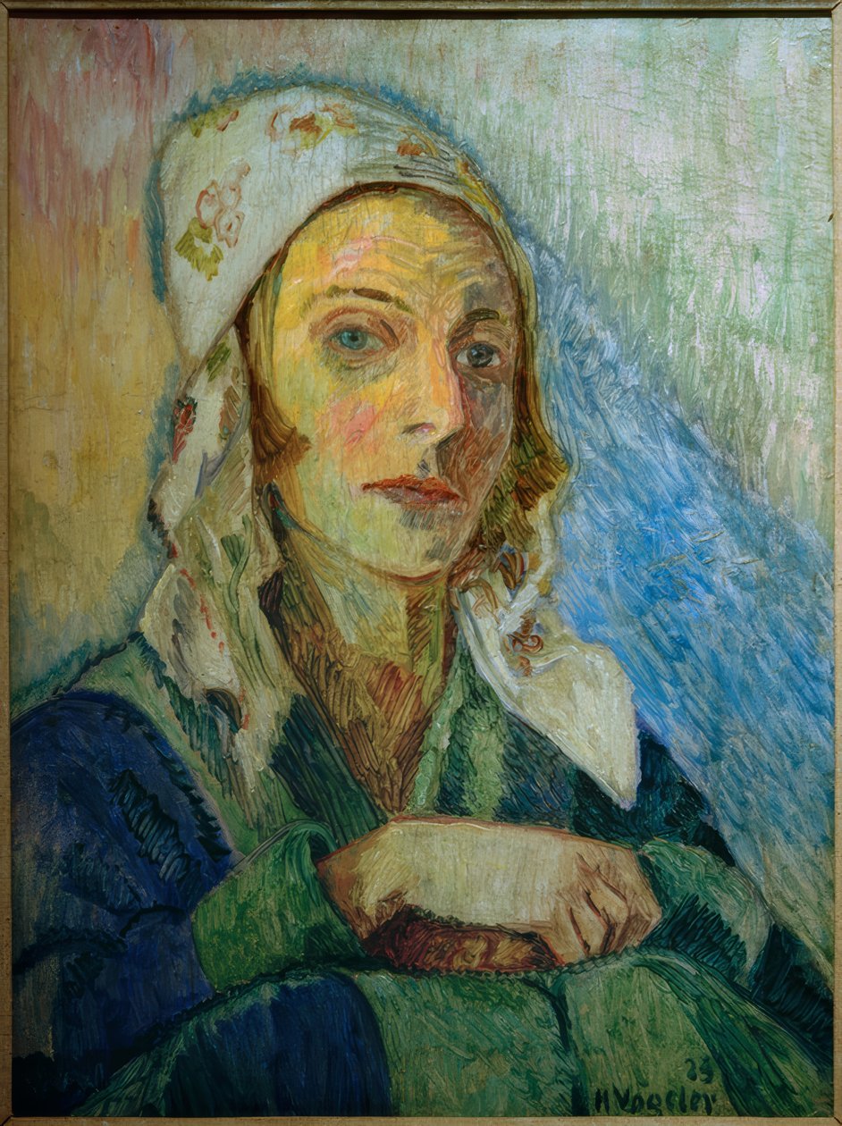 Portret Sonji Marchlewskiej autorstwa Heinrich Vogeler
