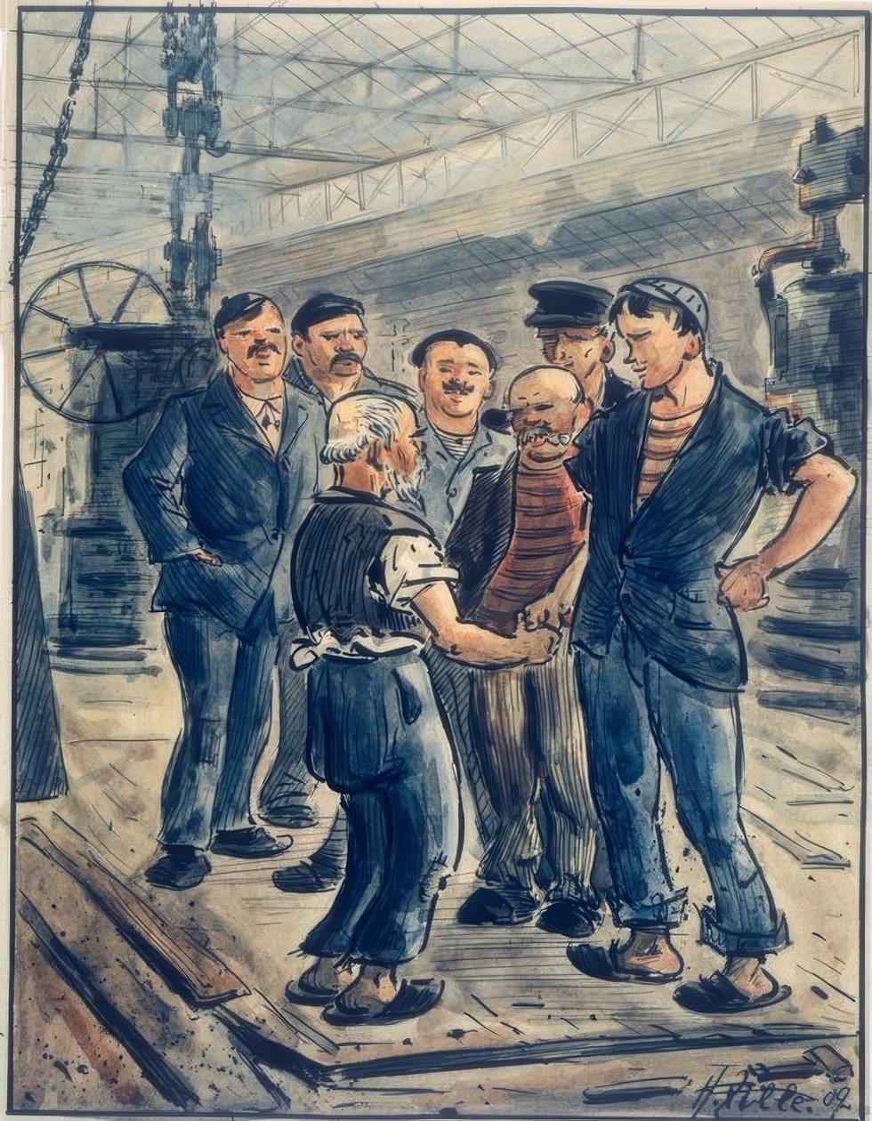 Rocznica I autorstwa Heinrich Zille