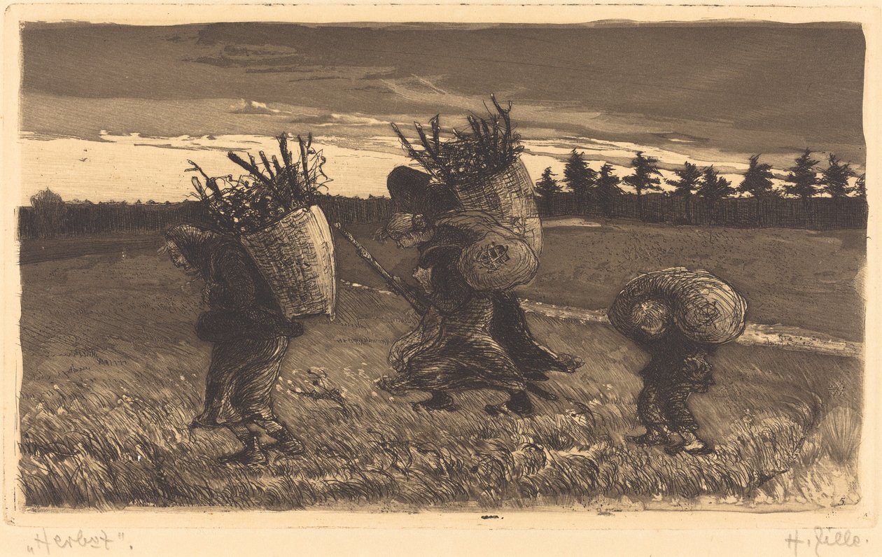 Herbst autorstwa Heinrich Zille