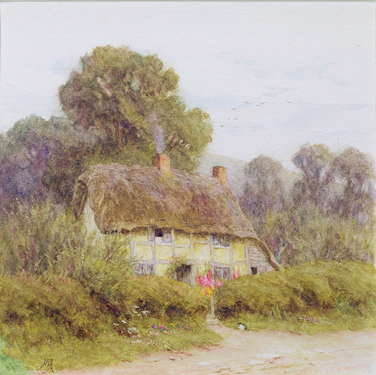 Wiejska Chata autorstwa Helen Allingham