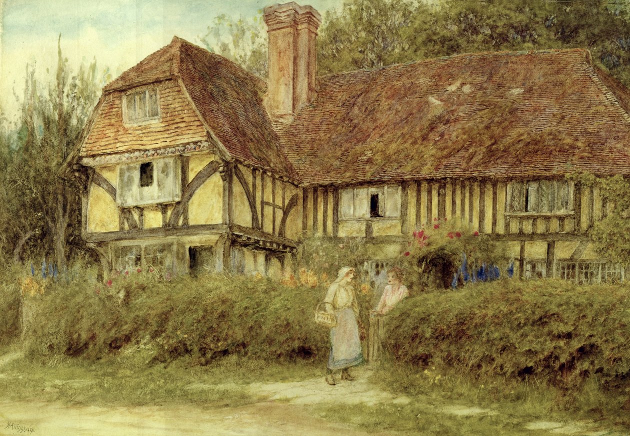 Chatka kentyjska autorstwa Helen Allingham