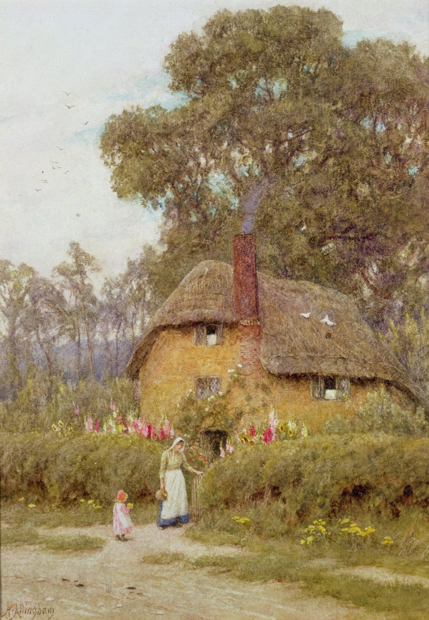 Ogród Wiltshire autorstwa Helen Allingham