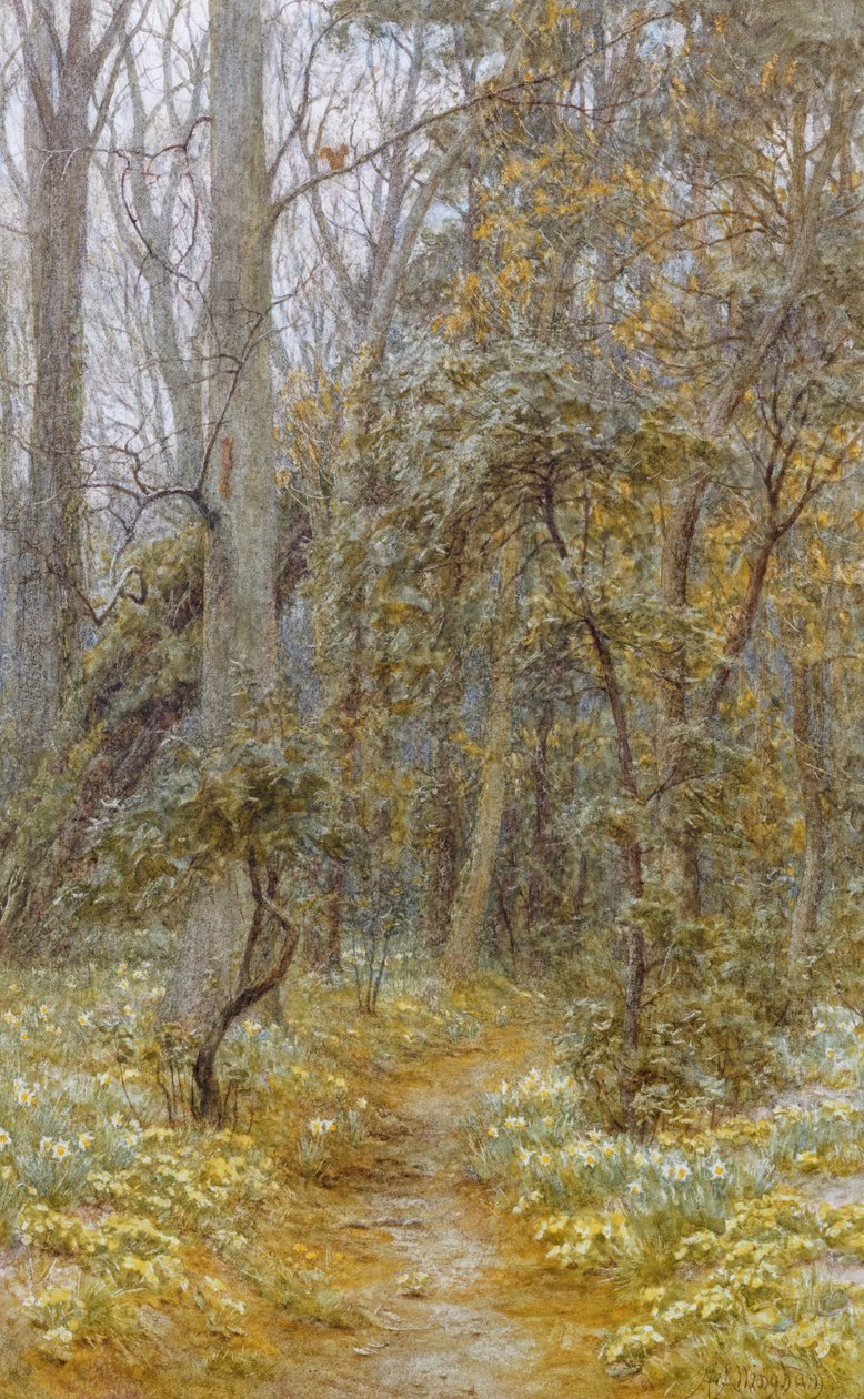 W ogrodzie autorstwa Helen Allingham