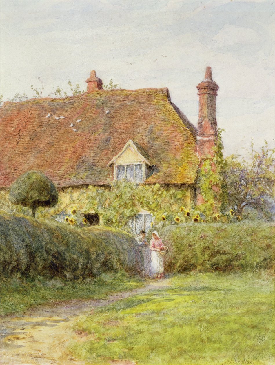 Słonecznikowy Domek autorstwa Helen Allingham