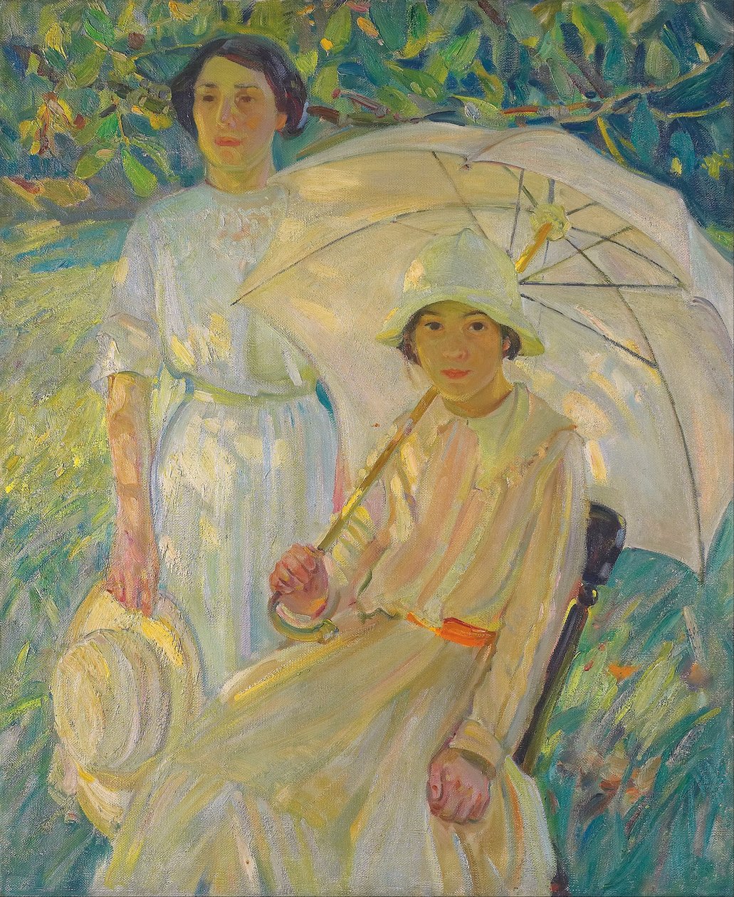 Biały parasol -2 autorstwa Helen Galloway McNicoll