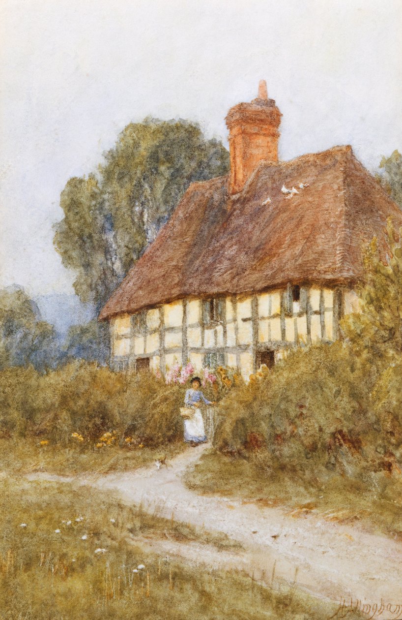 Iść na zakupy autorstwa Helen Allingham