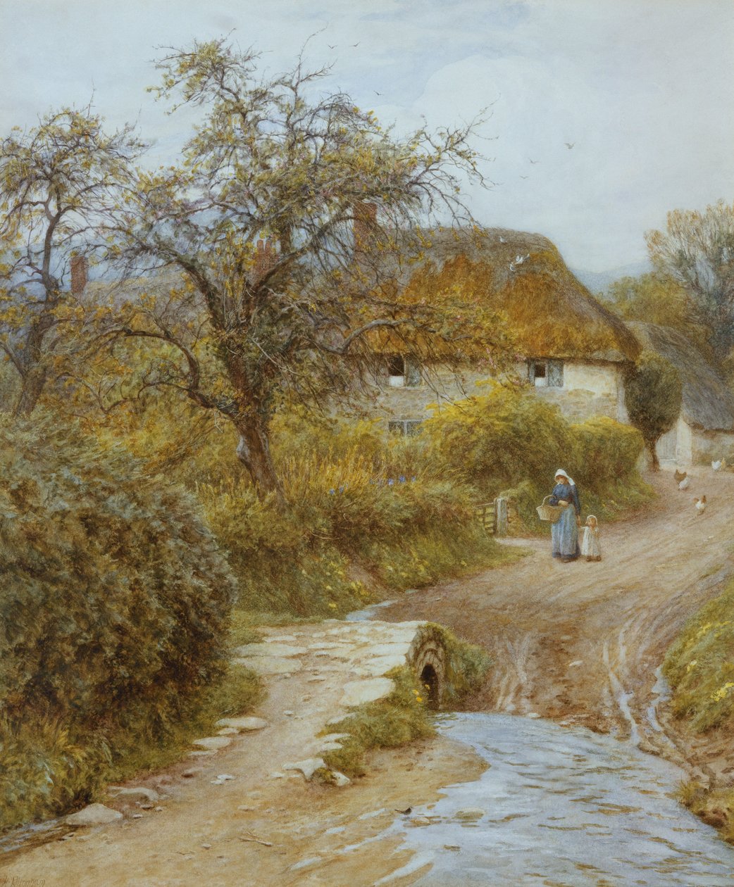 Hill Farm, Symondsbury, Dorset autorstwa Helen Allingham