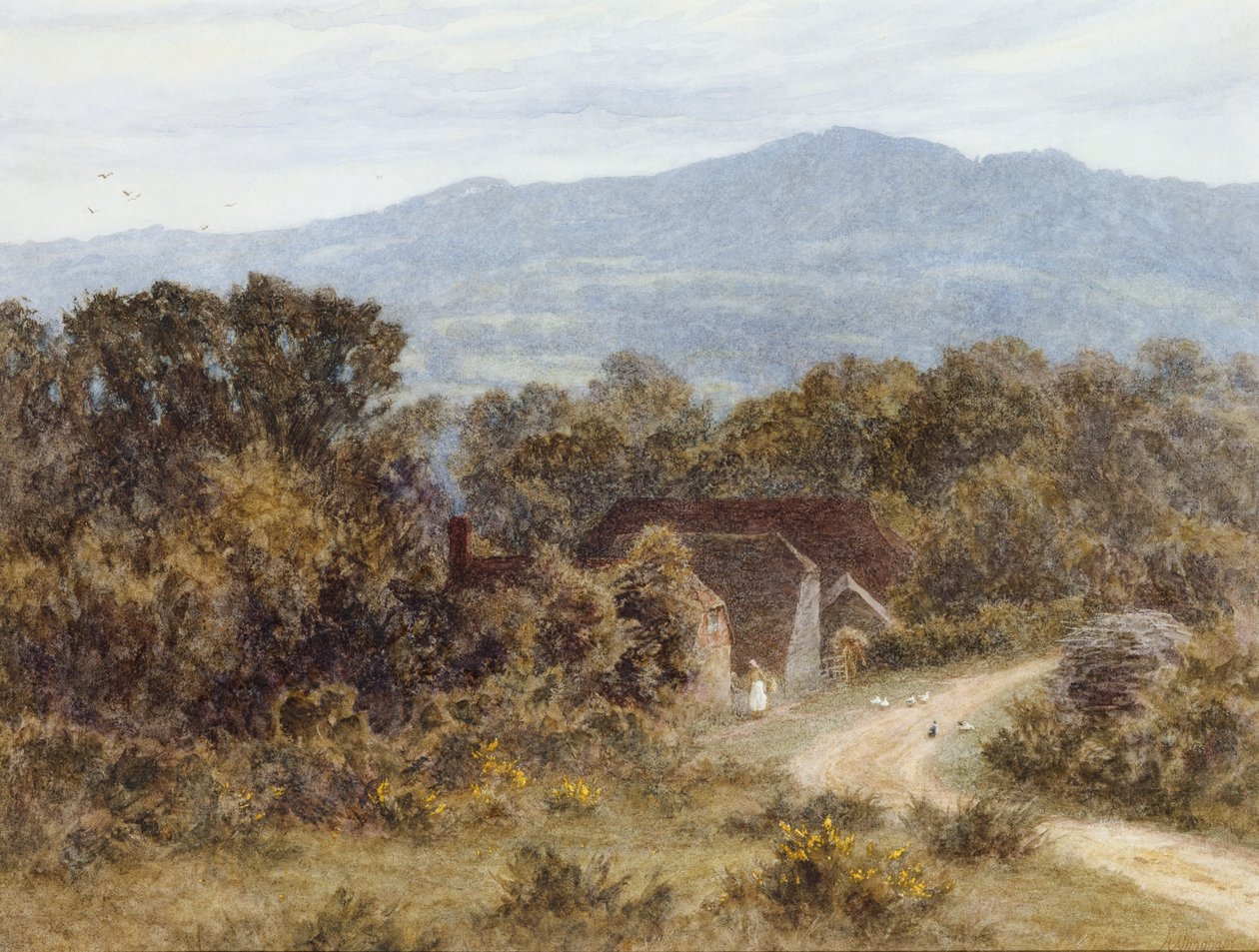 Tył z Sandhills, Witley autorstwa Helen Allingham
