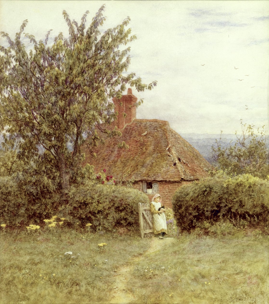 W pobliżu Haslemere autorstwa Helen Allingham