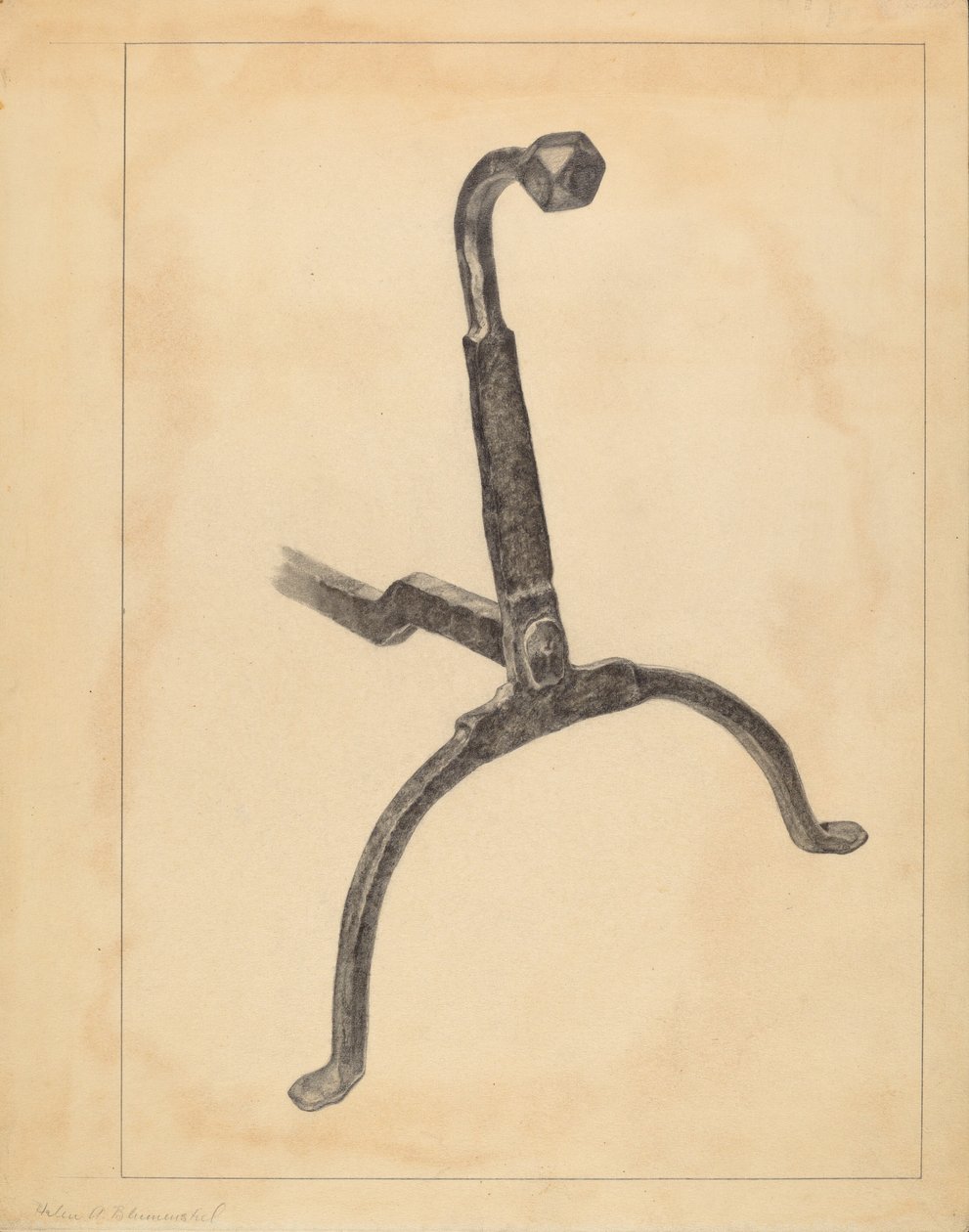 andiron autorstwa Helen Blumenstiel