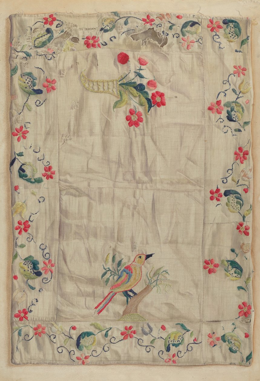 Haft Crewel, c. 1937. autorstwa Helen E. Gilman