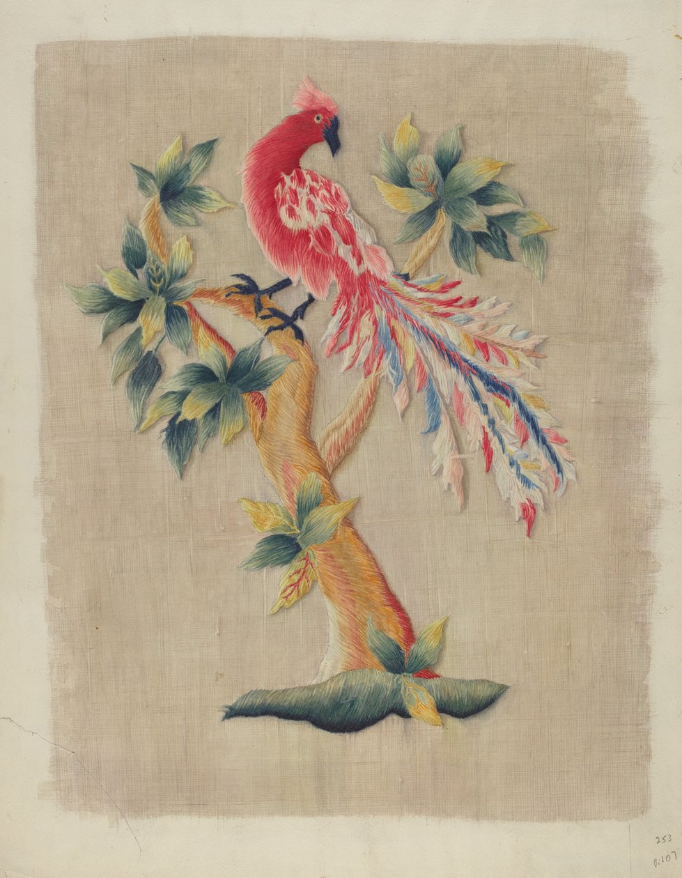 Sekcja Zasłony Łóżka, c. 1937. autorstwa Helen E. Gilman