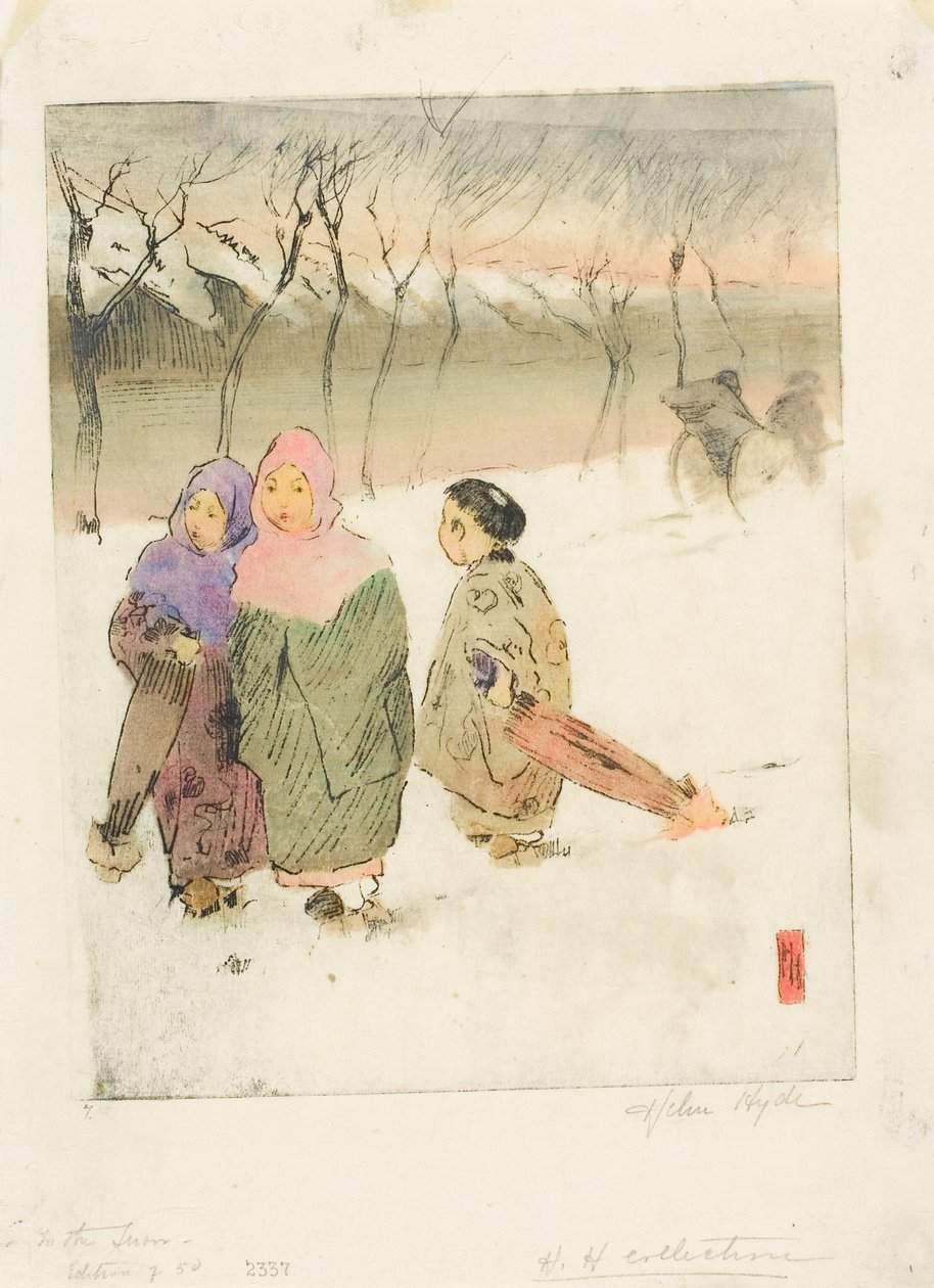 W śniegu w Tokio autorstwa Helen Hyde