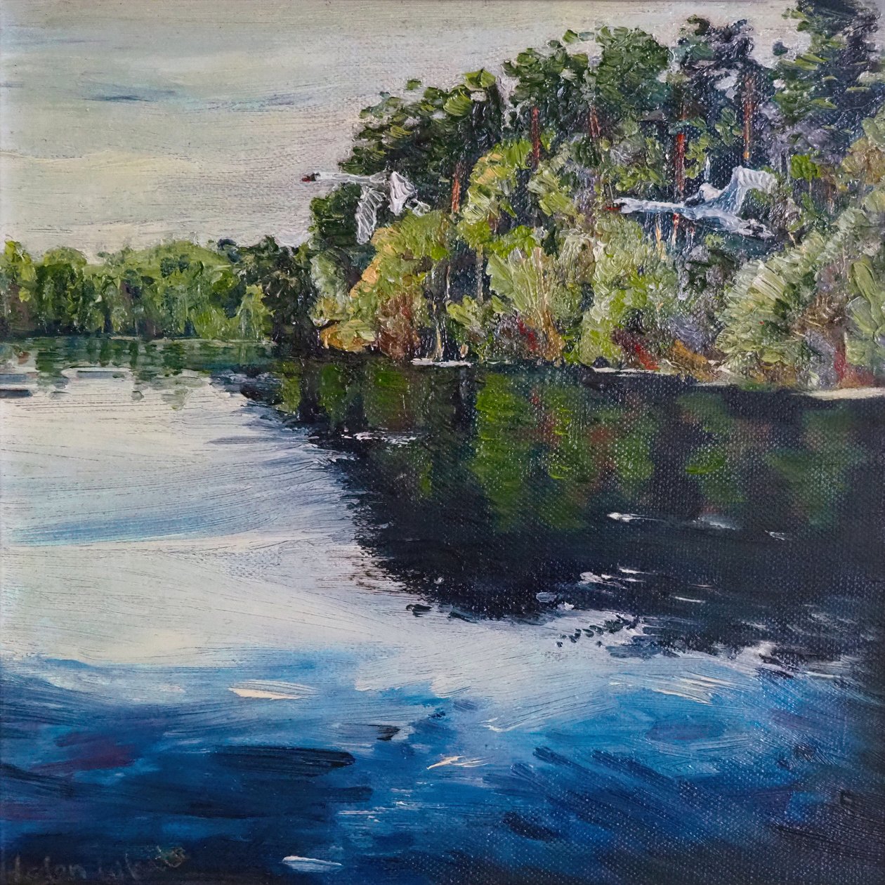 Lot łabędzia, 2008 autorstwa Helen White