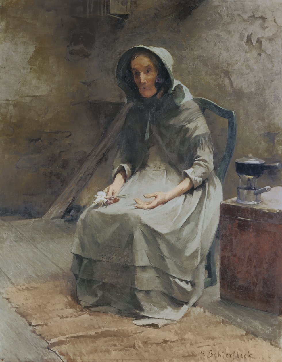 Jesienna Róża; Hostros autorstwa Helene Schjerfbeck
