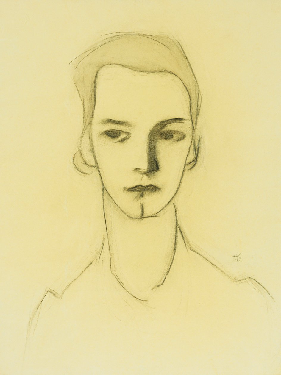 Portret kobiety autorstwa Helene Schjerfbeck