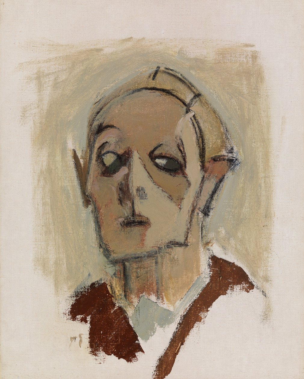 Autoportret, 1945. autorstwa Helene Schjerfbeck