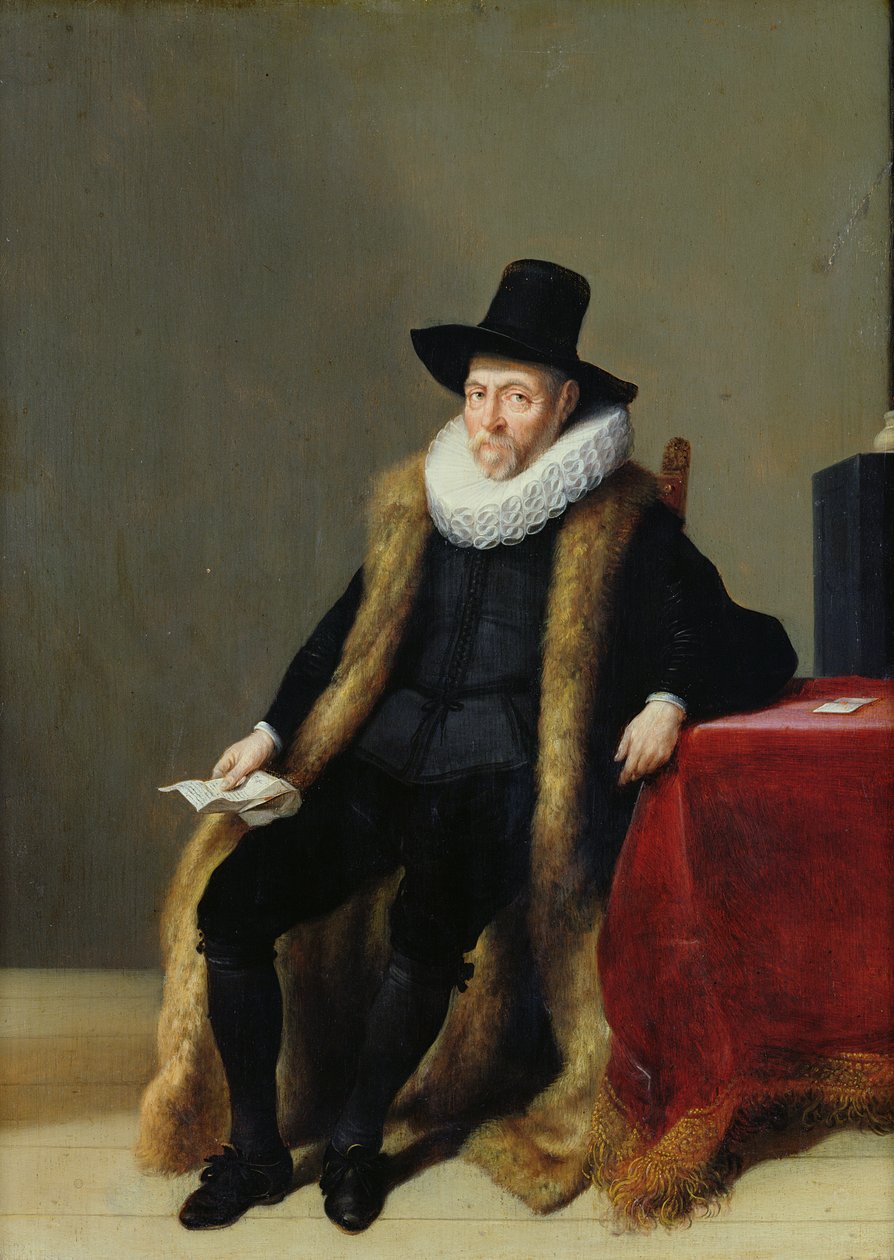 Portret mężczyzny autorstwa Hendrick Gerritsz Pot