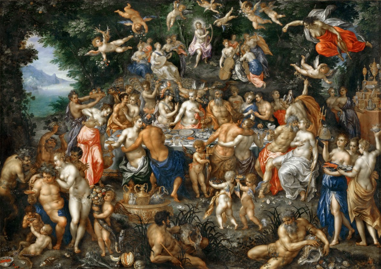 Śluby Tetydy i Peleusa autorstwa Hendrick de Clerck