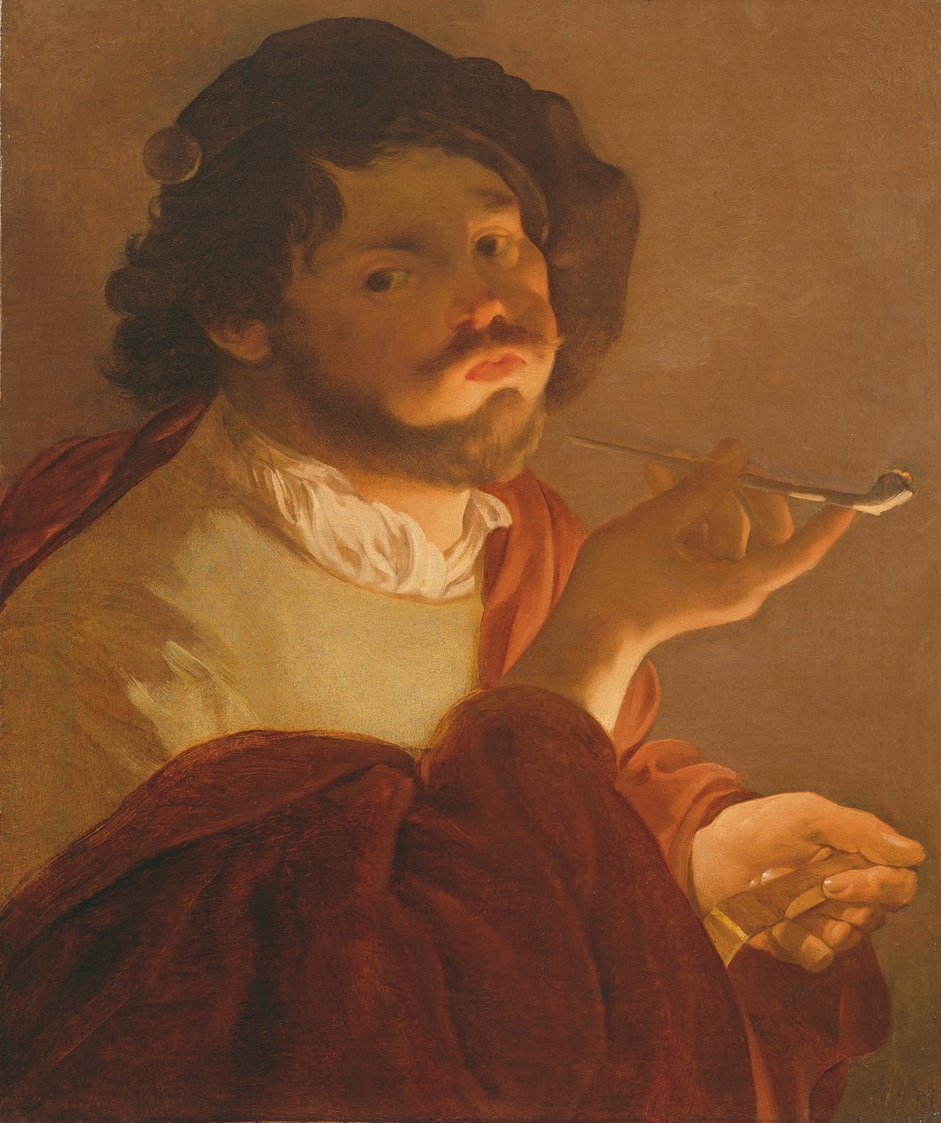 Brawo Palenie autorstwa Hendrick ter Brugghen