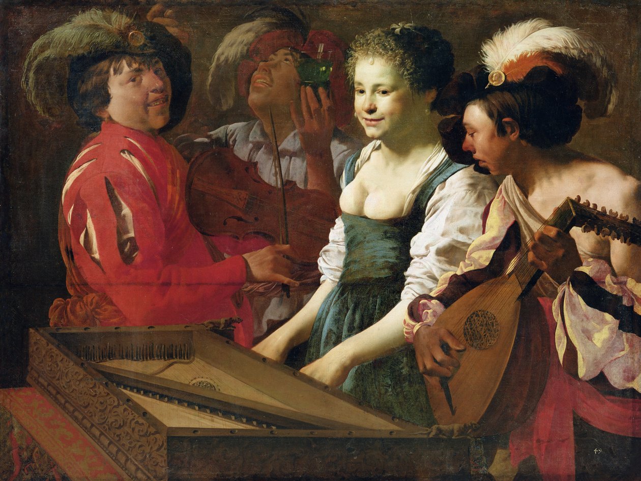 Koncert, 1626 autorstwa Hendrick ter Brugghen