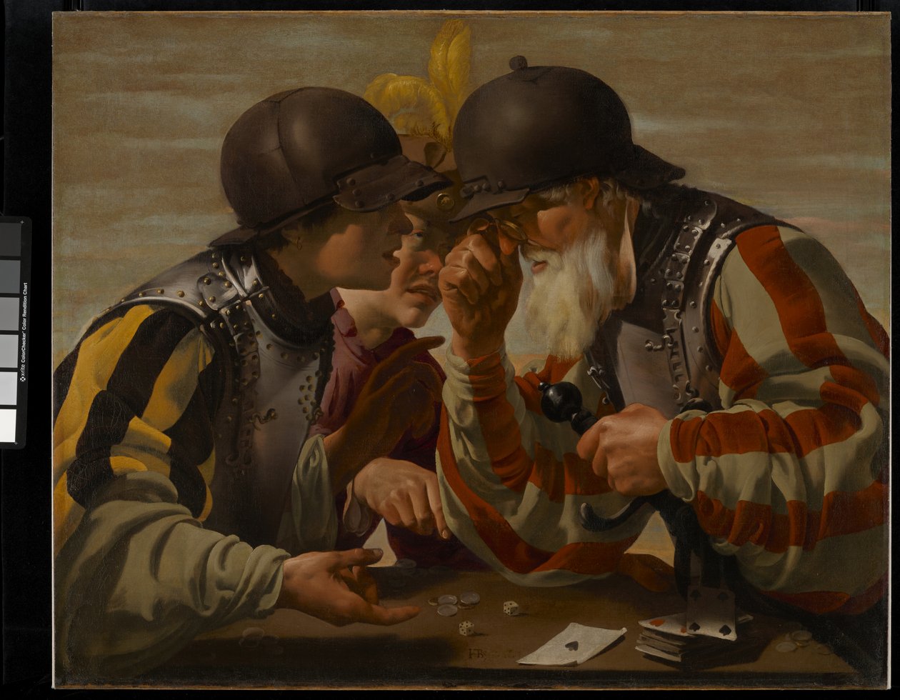 Hazardziści, 1623 autorstwa Hendrick ter Brugghen