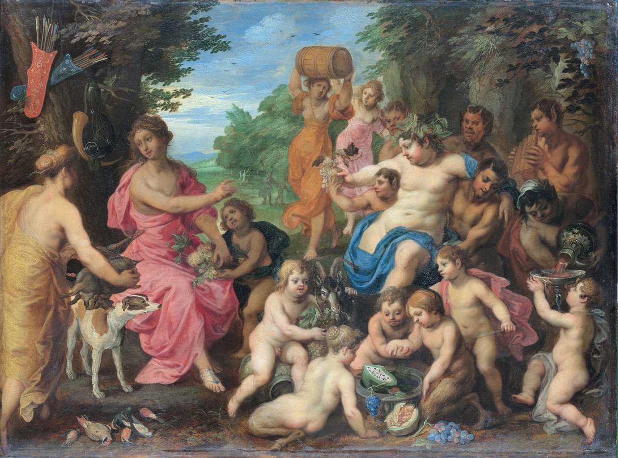 Bachus i Diana autorstwa Hendrick van Balen