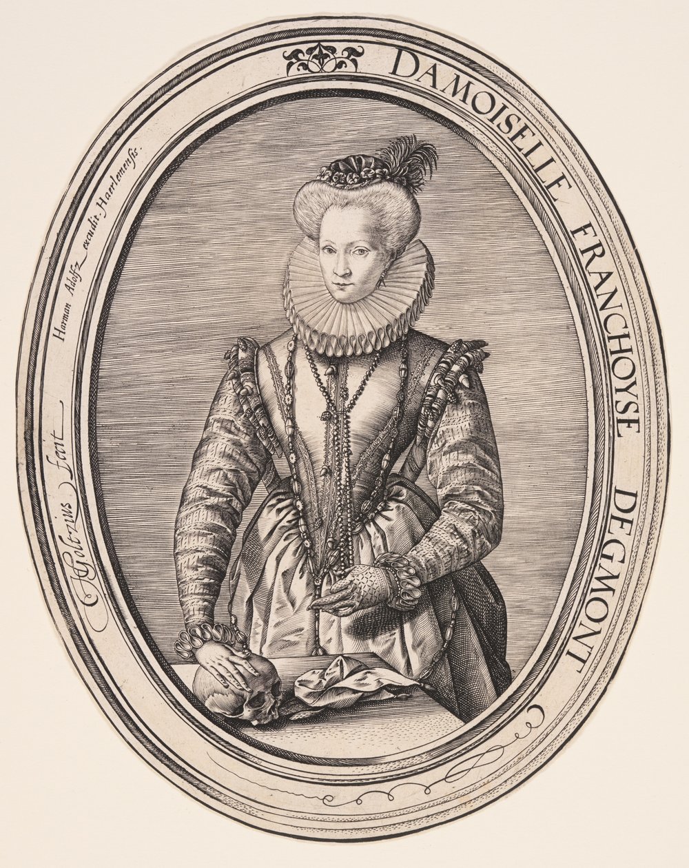 Françoise van Egmond autorstwa Hendrick Goltzius