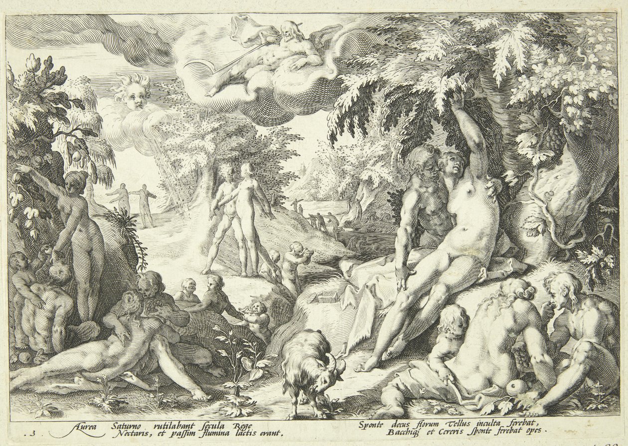Złoty wiek autorstwa Hendrick Goltzius