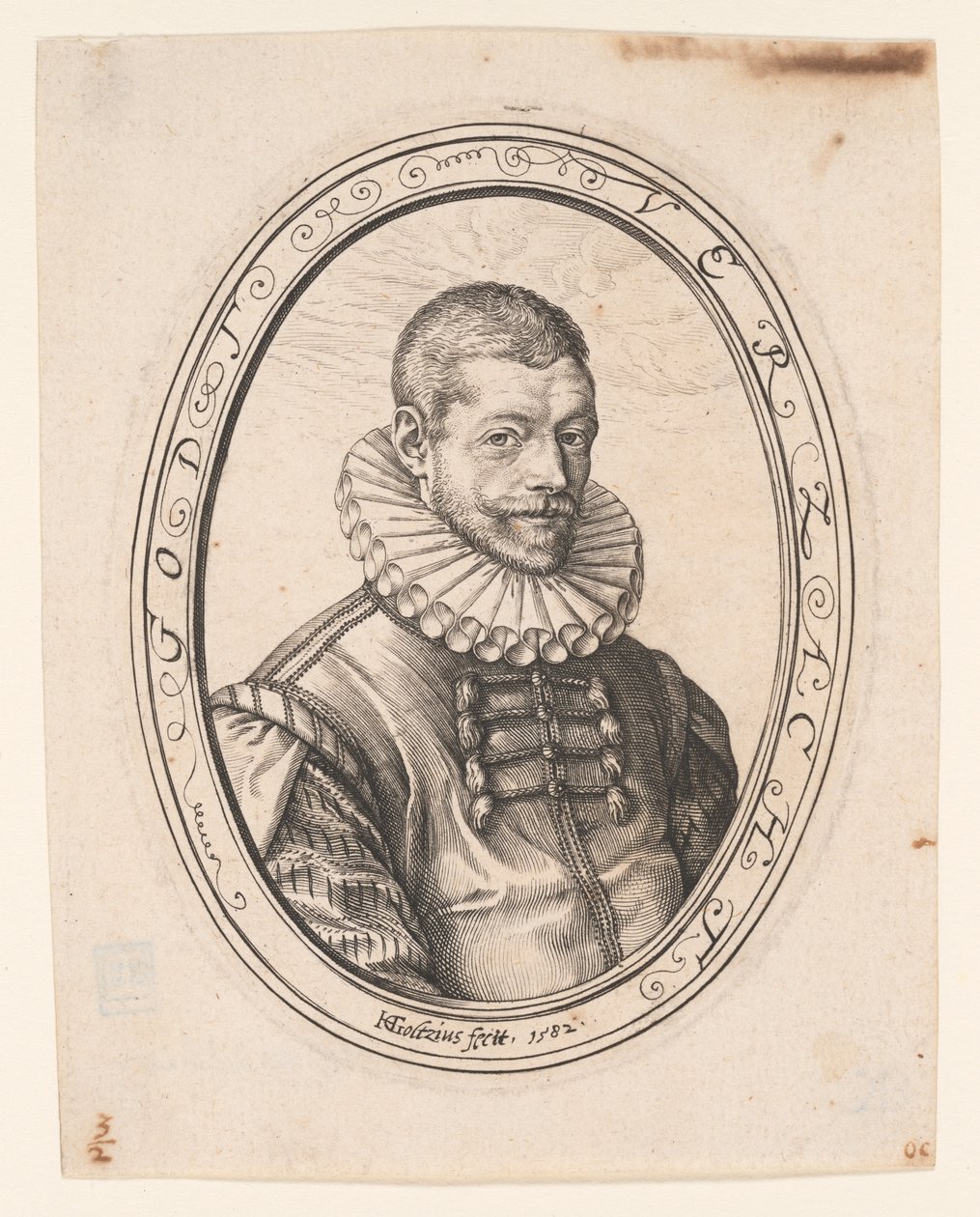 Hans Felbier autorstwa Hendrick Goltzius