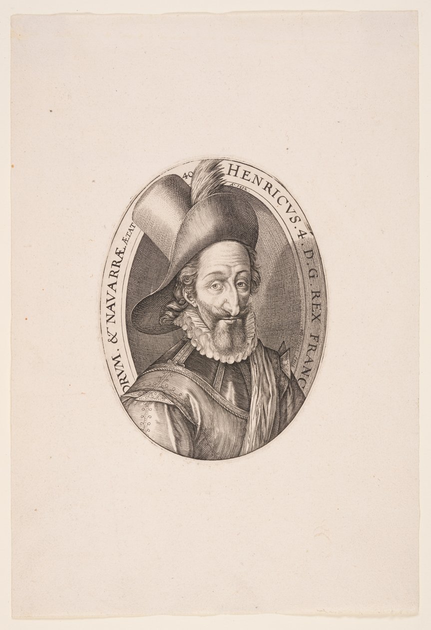Henryk IV, król Francji autorstwa Hendrick Goltzius