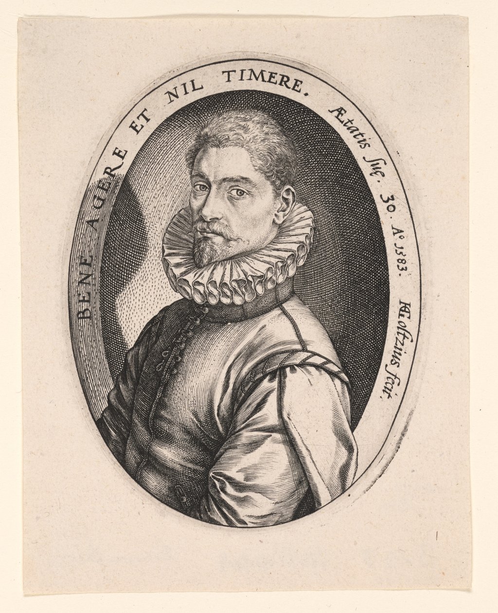 Hieronymous Scholiers autorstwa Hendrick Goltzius