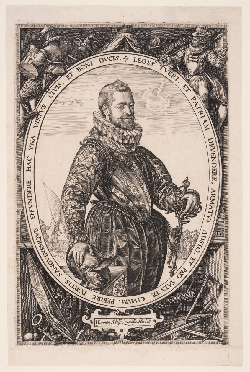 Jacques de la Faille autorstwa Hendrick Goltzius
