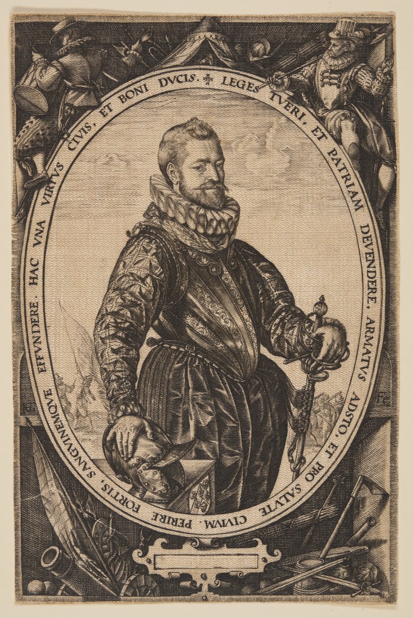 Jacques de la Faille autorstwa Hendrick Goltzius