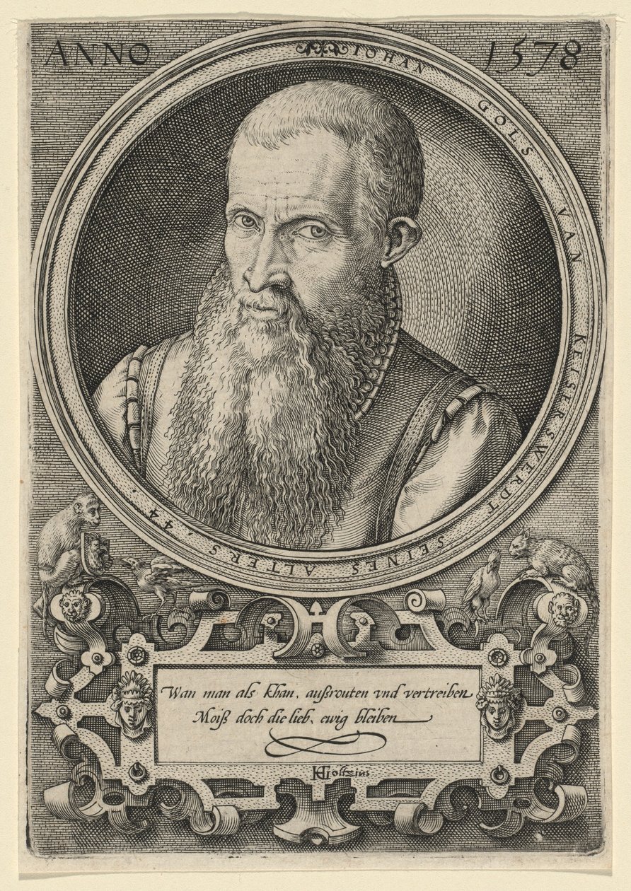 Johan Gols [Ojciec artysty] autorstwa Hendrick Goltzius
